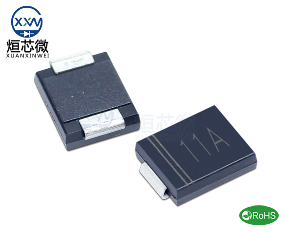 1.5SMC11A參數,TVS二極管1.5SMC11A瞬態(tài)抑制二極管