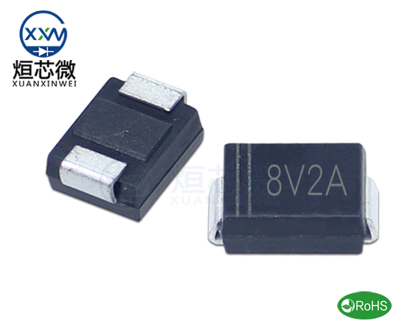 P6SMB8.2A參數,TVS二極管P6SMB8.2A瞬態(變)抑制二極管