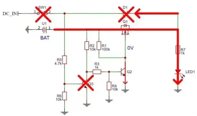 三極管,MOS管,驅動雙電源供電電路